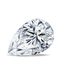 Pear diamond shape